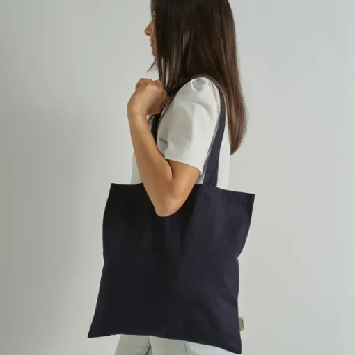 Gift Campaign Tote bag con manici lunghi in rPET e cotone riciclato da 140 g/m2> Borse Per La Spesa|Tote Bag Personalizzate