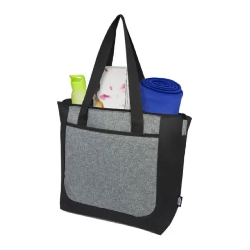 Gift Campaign Tote bag da personalizzare bicolore con zip e tasca Tote DuoTone> Gadget Ecologici|Tote Bag Personalizzate