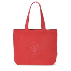 Gift Campaign Tote bag in cotone riciclato da 280 g/m2 e poliestere con manici lunghi></noscript> Tote Bag Personalizzate|Shopper In Cotone Personalizzate