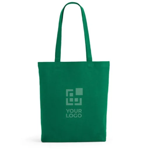 Gift Campaign Tote bag in cotone riciclato ed rPET con manici lunghi 220 g/m2> Tote Bag Personalizzate|Shopper In Cotone Personalizzate