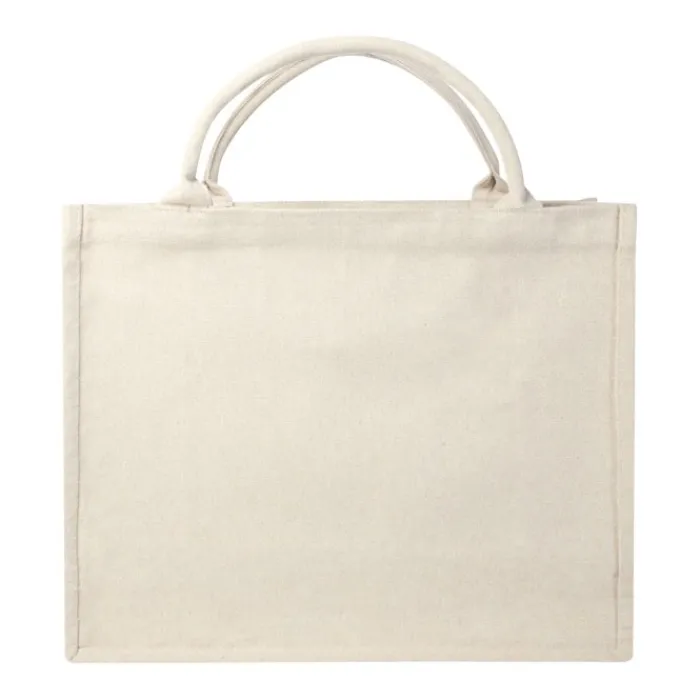 Gift Campaign Tote bag in cotone riciclato e poliestere da 500 g/m2 con manici corti> Borse Per La Spesa|Tote Bag Personalizzate