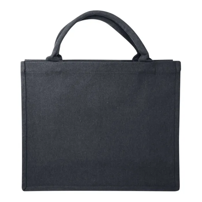Gift Campaign Tote bag in cotone riciclato e poliestere da 500 g/m2 con manici corti> Borse Per La Spesa|Tote Bag Personalizzate