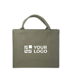 Gift Campaign Tote bag in cotone riciclato e poliestere da 500 g/m2 con manici corti><noscript><img width=