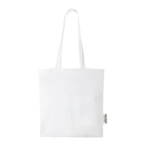 Gift Campaign Tote bag in cotone riciclato 140 g/m2 con manici lunghi 30 cm> Tote Bag Personalizzate|Shopper In Cotone Personalizzate