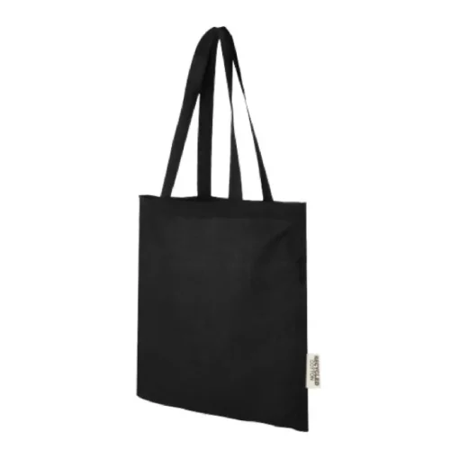 Gift Campaign Tote bag in cotone riciclato 140 g/m2 con manici lunghi 30 cm> Tote Bag Personalizzate|Shopper In Cotone Personalizzate
