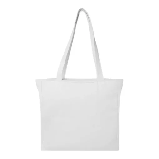 Gift Campaign Tote bag XL con cerniera e tasca in cotone riciclato da 500 g/m2> Borse Per La Spesa|Tote Bag Personalizzate