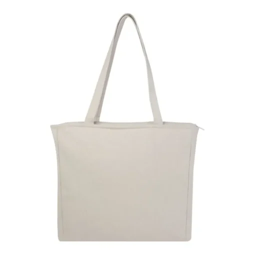 Gift Campaign Tote bag XL con cerniera e tasca in cotone riciclato da 500 g/m2> Borse Per La Spesa|Tote Bag Personalizzate