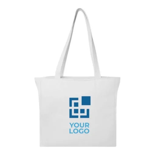 Gift Campaign Tote bag XL con cerniera e tasca in cotone riciclato da 500 g/m2> Borse Per La Spesa|Tote Bag Personalizzate