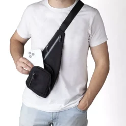Gift Campaign Tracolla con molteplici tasche organizzative in poliestere 300D></noscript> Borse Da Viaggio