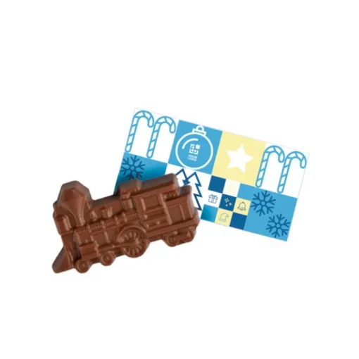 Gift Campaign Trenino di cioccolato al latte con bigliettino personalizzato 20g> Cioccolatini
