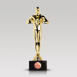 Gift Campaign Trofeo a forma di statuetta dorata ideale per premi e riconoscimenti></noscript> Medaglie E Trofei
