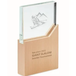 Gift Campaign Trofeo personalizzato in cristallo con base in Commemorative></noscript> Medaglie E Trofei|Gadget Per Eventi Sportivi