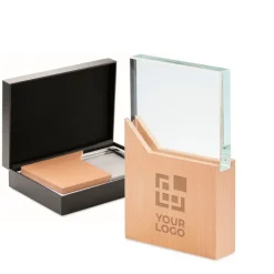 Gift Campaign Trofeo personalizzato in cristallo con base in Commemorative></noscript> Medaglie E Trofei|Gadget Per Eventi Sportivi