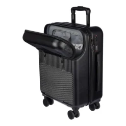 Gift Campaign Trolley in ABS con tasca frontale per pc, lucchetto e attacco USB></noscript> Valigie E Trolley