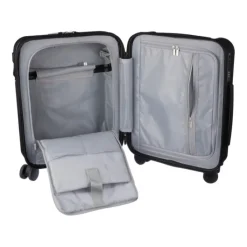 Gift Campaign Trolley in ABS con tasca frontale per pc, lucchetto e attacco USB></noscript> Valigie E Trolley
