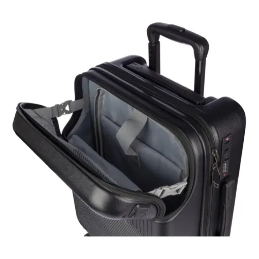 Gift Campaign Trolley in ABS con tasca frontale per pc, lucchetto e attacco USB> Valigie E Trolley