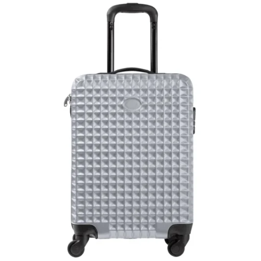 Gift Campaign Trolley in ABS testurizzato con 4 ruote e placca personalizzabile> Valigie E Trolley