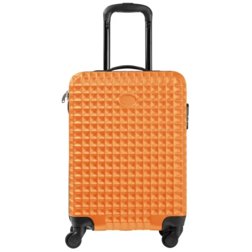 Gift Campaign Trolley in ABS testurizzato con 4 ruote e placca personalizzabile> Valigie E Trolley