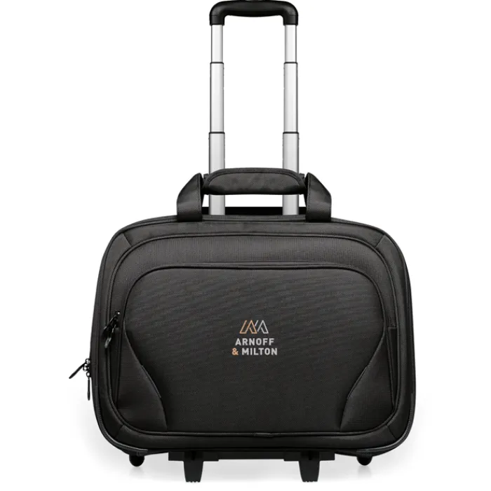 Gift Campaign Trolley personalizzati in poliestere con tasca per laptop 17'' Executive> Valigie E Trolley