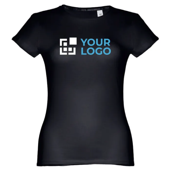 Gift Campaign T-shirt aderente da donna in jersey di cotone da 150 g/m2 THC Sofia> Gadget Per Parrucchieri|Magliette Personalizzate