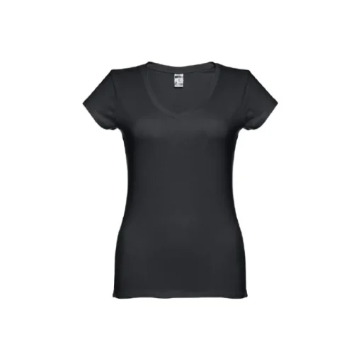 Gift Campaign T-shirt aderente da donna con scollo a V in cotone 150 g/m2 HC Athens> Magliette Personalizzate