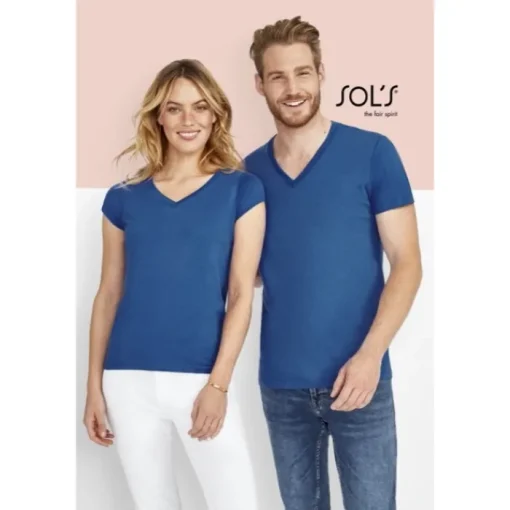 Gift Campaign T-shirt aderente da donna con scollo a V cotone 150g/m2 SOL'S Moon> Magliette Personalizzate