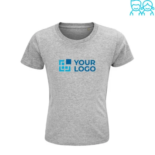 Gift Campaign T-shirt bambino con logo in cotone biologico da 150g/m2 SOL'S Crusader> Gadget Per La Scuola|Magliette Personalizzate