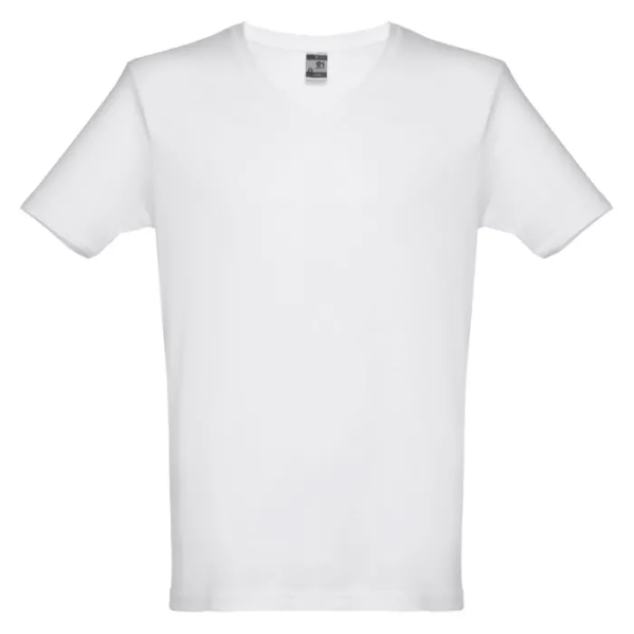 Gift Campaign T-shirt scollo a V taglio regolare in jersey cotone 150g/m2 THC Athens> Magliette Personalizzate