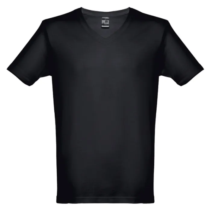 Gift Campaign T-shirt scollo a V taglio regolare in jersey cotone 150g/m2 THC Athens> Magliette Personalizzate