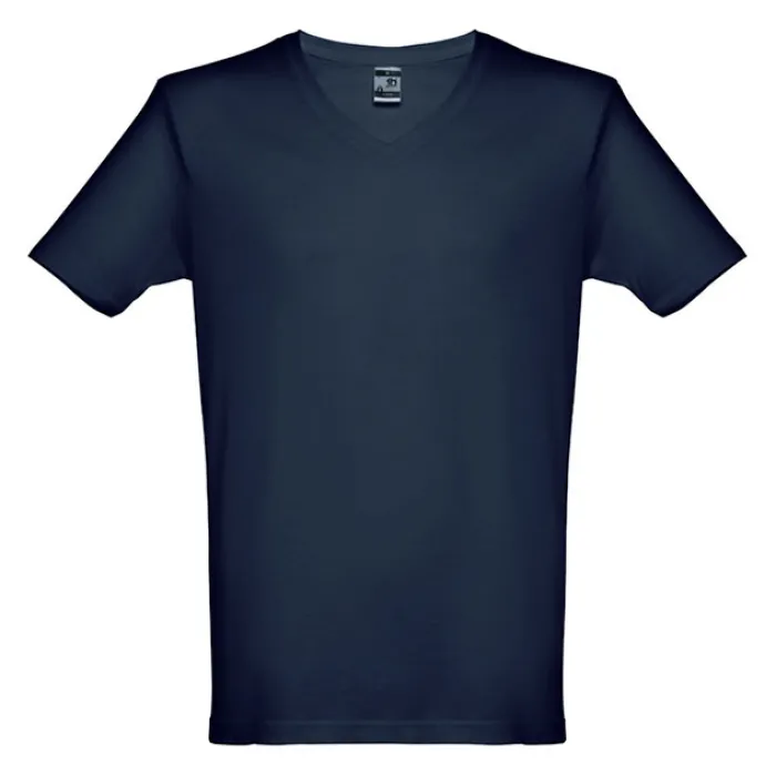 Gift Campaign T-shirt scollo a V taglio regolare in jersey cotone 150g/m2 THC Athens> Magliette Personalizzate