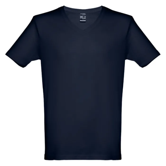 Gift Campaign T-shirt scollo a V taglio regolare in jersey cotone 150g/m2 THC Athens> Magliette Personalizzate