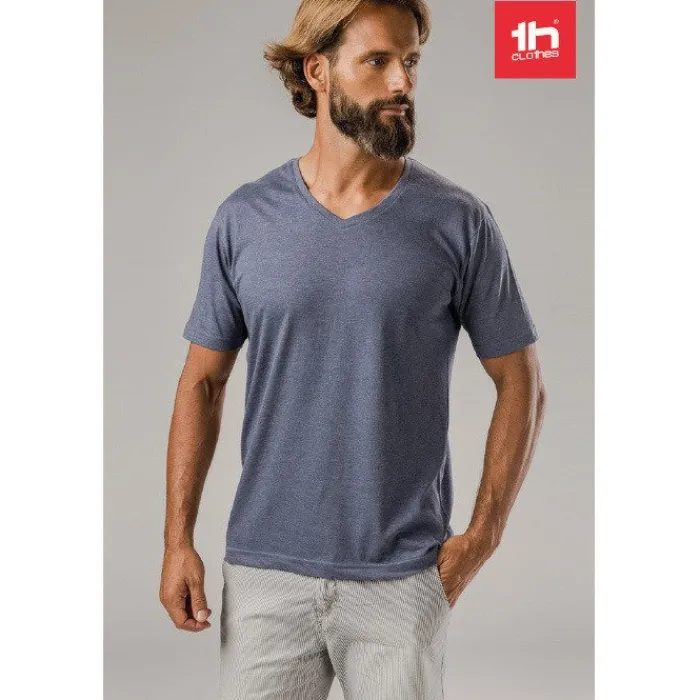 Gift Campaign T-shirt scollo a V taglio regolare in jersey cotone 150g/m2 THC Athens> Magliette Personalizzate