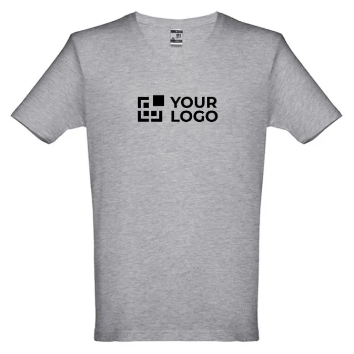 Gift Campaign T-shirt scollo a V taglio regolare in jersey cotone 150g/m2 THC Athens> Magliette Personalizzate