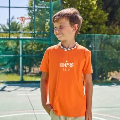 Gift Campaign T-shirt stampate per bambini in cotone 190g/m2 THC Ankara Kids WH><noscript><img width=