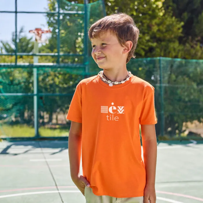 Gift Campaign T-shirt stampate per bambini in cotone 190g/m2 THC Ankara Kids WH> Magliette Personalizzate