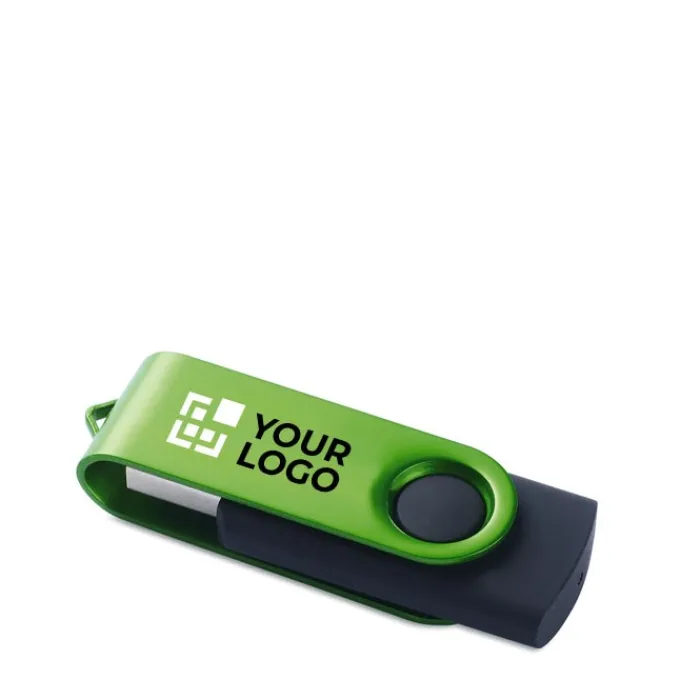 Gift Campaign USB corpo di gomma velocitá da 3.0 con clip colorata Colorclip 3.0> Chiavette Usb Economiche