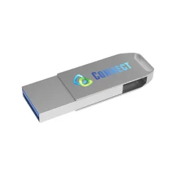 Gift Campaign USB personalizzate connessione 3.0 e 2 connettori USB Dual Twist 3.0></noscript> Chiavette Usb Di Metallo