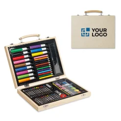 Gift Campaign Valigetta di con 66 accessori per colorare e pitturare Happy Kid></noscript> Regali Per Bambini|Matite Colorate