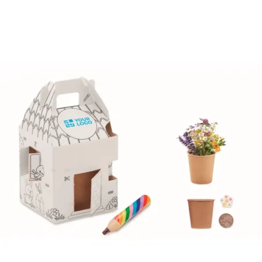Gift Campaign Vasetto con semi di fiori di miele e matitone per bambini> Vasetti Con Semi