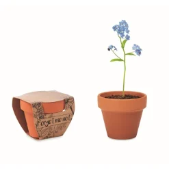 Gift Campaign Vasetto di terracotta personalizzato con semi del fiore Myosotis> Vasetti Con Semi