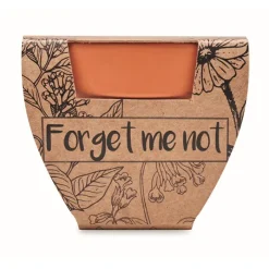 Gift Campaign Vasetto di terracotta personalizzato con semi del fiore Myosotis></noscript> Vasetti Con Semi