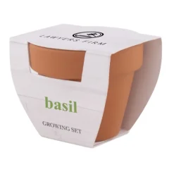 Gift Campaign Vasetto terracotta pubblicitario con terriccio e semi basilico Basil> Vasetti Con Semi