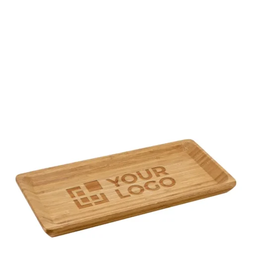 Gift Campaign Vassoio pubblicitario in legno di bambù da 25 cm Little Bamboo> Altri Utensili Da Cucina