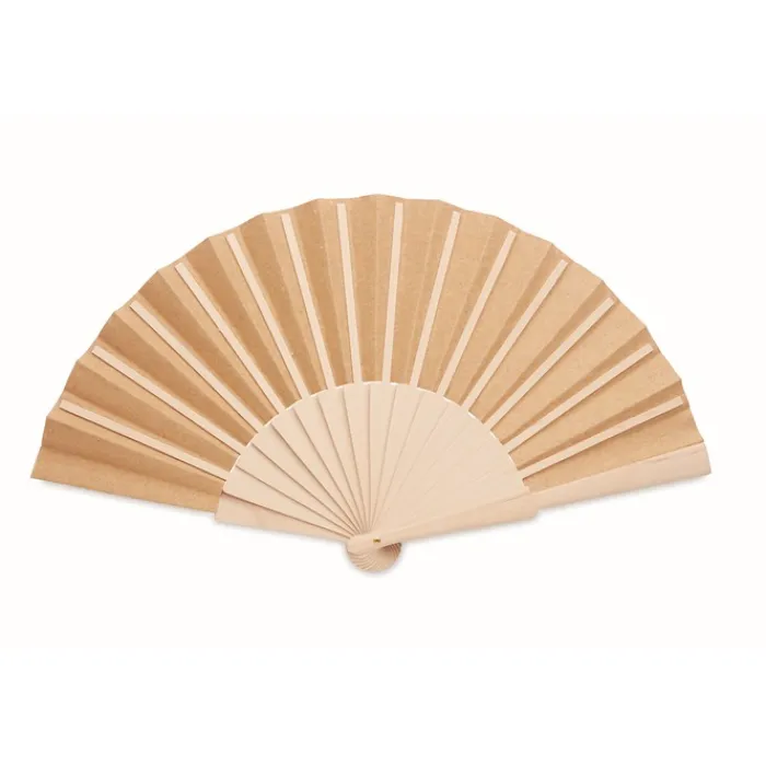 Gift Campaign Ventagli in legno e sughero da personalizzare con logo Cork> Ventagli