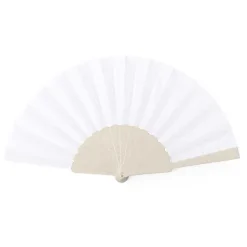 Gift Campaign Ventaglio con logo in bambù e plastica riciclata Bamboo RPET> Ventagli