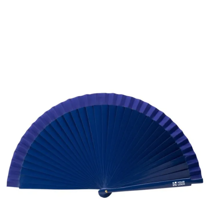 Gift Campaign Ventaglio da 23 cm in legno laccato e poliestere da personalizzare> Ventagli