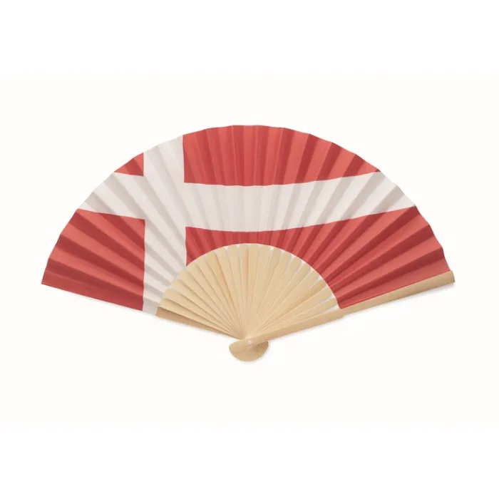 Gift Campaign Ventaglio in bambù con bandiere europee> Ventagli
