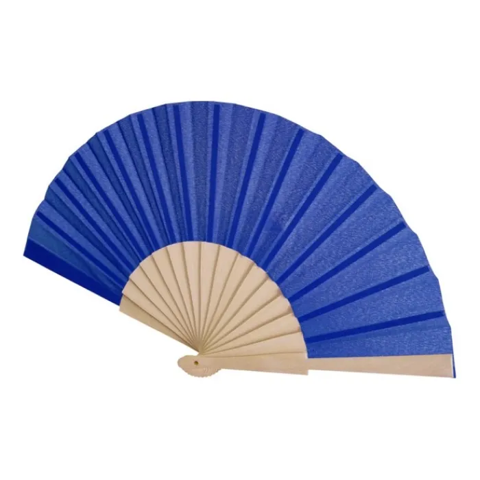 Gift Campaign Ventaglio in legno e poliestere completamente liscio> Ventagli