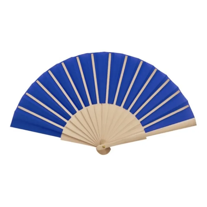 Gift Campaign Ventaglio in legno e poliestere completamente liscio> Ventagli