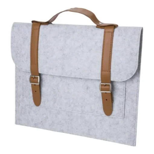 Gift Campaign Ventiquattrore personalizzate in feltro RPET con fibbie e maniglia in PU> Gadget Per L'Ufficio|Ventiquattrore Personalizzate